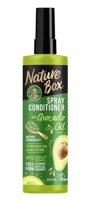 Nature Box izsmidzināms kondicionieris Avocado Oil 200 ml cena un informācija | Matu kondicionieri, balzāmi | 220.lv