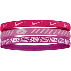 Nike galvas lentes 3.0 N1004527616OS, rozā cena un informācija | Matu aksesuāri | 220.lv