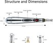 Akupunktūras, elektrostimulācijas masažieris cena un informācija | Sejas kopšanas ierīces | 220.lv