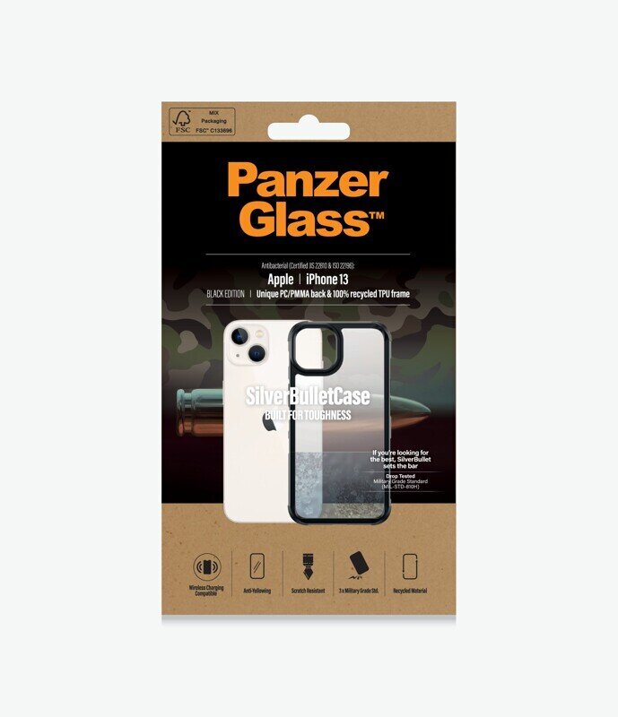 PanzerGlass ClearCase SilverBullet цена и информация | Telefonu vāciņi, maciņi | 220.lv