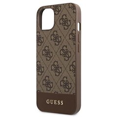 Guess GUHCP13SG4GLBR для iPhone 13 mini, коричневый цена и информация | Чехлы для телефонов | 220.lv