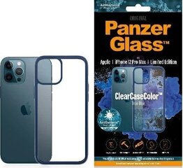 PanzerGlass ClearCase, piemērots iPhone 12 Pro Max, zils cena un informācija | Telefonu vāciņi, maciņi | 220.lv