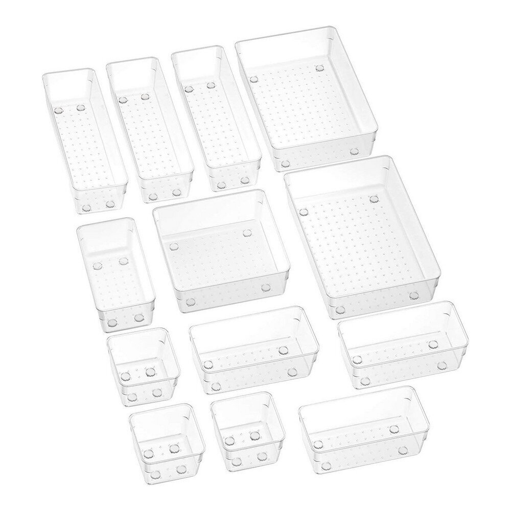 Organizators Confortime polistirols, 41 x 10, 4 x 8,2 cm cena un informācija | Veļas grozi un mantu uzglabāšanas kastes | 220.lv