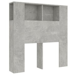 Galvas skapis, betona pelēka krāsa, 100x18,5x104,5cm цена и информация | Кровати | 220.lv