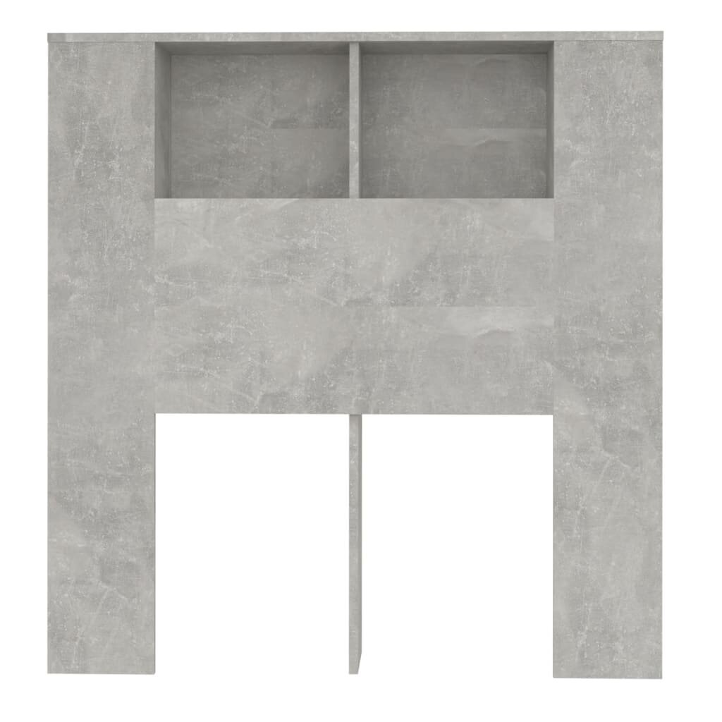 Galvas skapis, betona pelēka krāsa, 100x18,5x104,5cm cena un informācija | Gultas | 220.lv