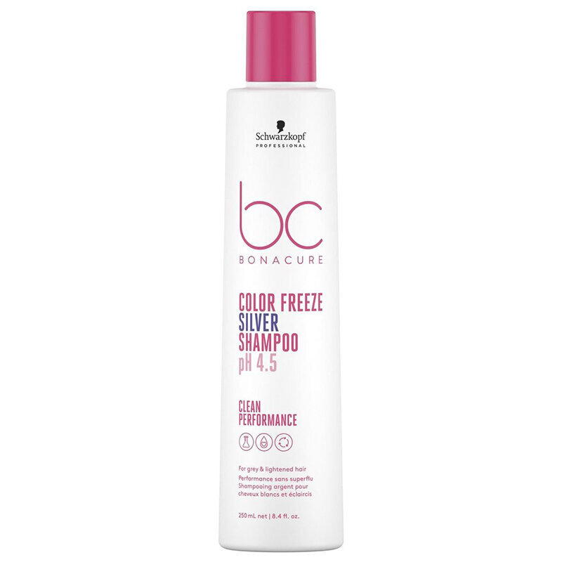Šampūns Schwarzkopf BC Color Freeze Silver Shampoo, 250 ml cena un informācija | Šampūni | 220.lv
