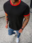 Vīriešu melns T-krekls Manter JS/8T83/5Z-48167-XXL cena un informācija | Vīriešu T-krekli | 220.lv