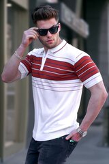 Vīriešu polo krekls balts Zuna PK5733-47882-XL cena un informācija | Vīriešu T-krekli | 220.lv