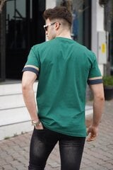 Vīriešu zaļš t-krekls Geoffrey PK5372-47932-XL cena un informācija | Vīriešu T-krekli | 220.lv