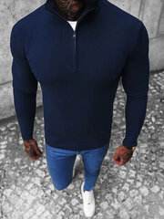 Makar puszip Up tumši zils džemperis NB/MM6007/6-48552-XXL cena un informācija | Vīriešu džemperi | 220.lv