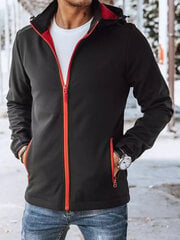 Vīriešu melna jaka ar sarkanām detaļām Arot TX4173-48596-XXL цена и информация | Мужские куртки | 220.lv