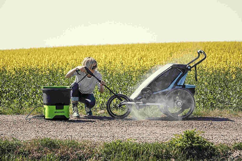 Augstspiediena mazgātājs 60V GREENWORKS GDC60 - 5104607 cena un informācija | Dārza instrumenti | 220.lv