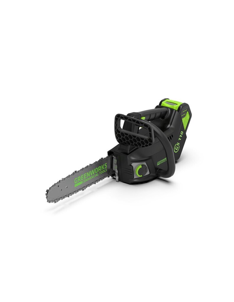 Motorzāģis ar augšējo rokturi GREENWORKS, 40V 25cm, GD40TCS - 2003807 cena un informācija | Motorzāģi | 220.lv