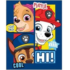 Bērnu pleds Paw Patrol, 100x140cm cena un informācija | Gultas pārklāji, pledi | 220.lv