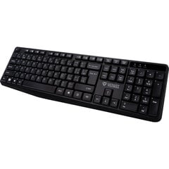 Беспроводная клавиатура YENKEE PRIME, эргономичная, бесшумные клавиши, US/CS, 2,4 ГГц цена и информация | Клавиатуры | 220.lv