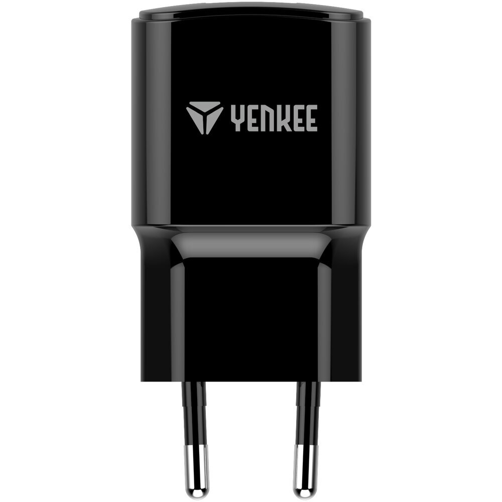 Lādētājs YENKEE, USB-A, 12W + lightning 2.4 A, 1m cena un informācija | Lādētāji un adapteri | 220.lv