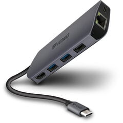 USB-концентратор 8in1 Yenkee цена и информация | Адаптеры и USB разветвители | 220.lv