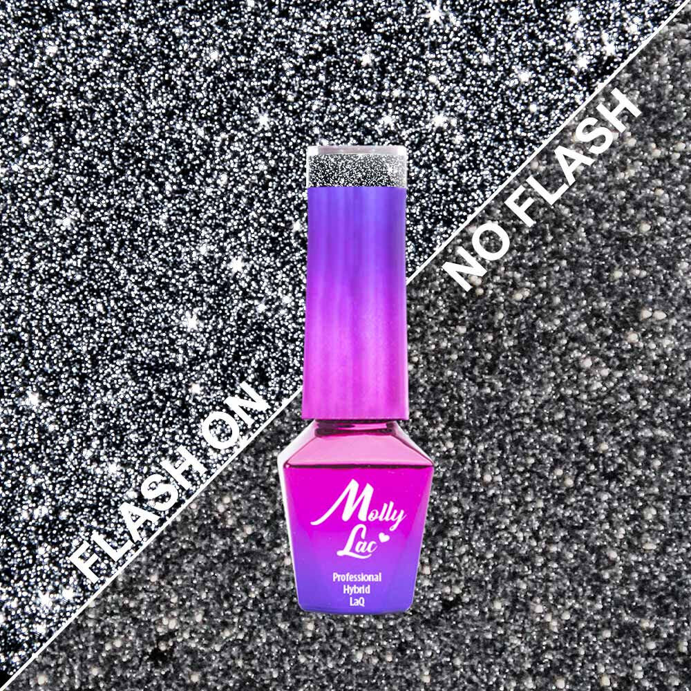 Gel lakas MollyLac - Flashing Lights Extreme 5 ml Nē 566 cena un informācija | Nagu lakas, stiprinātāji | 220.lv