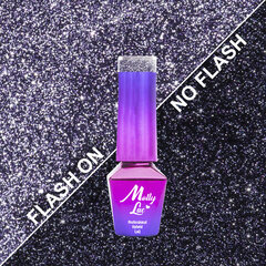 Gel lakas MollyLac - Flashing Lights Into the Darkness 5 ml Nē 614 cena un informācija | Nagu lakas, stiprinātāji | 220.lv