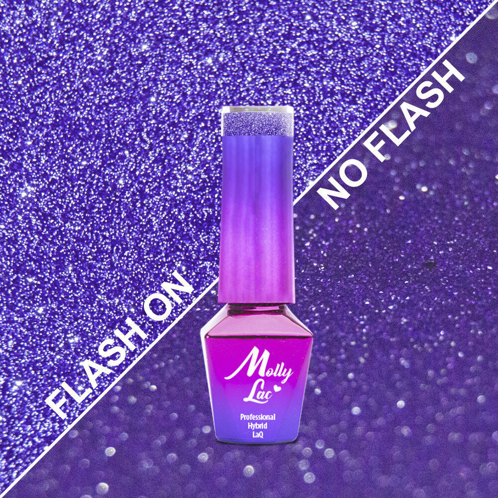 Gel lakas MollyLac - Duo Flashing Lights Paradox 5 ml Nē 603 cena un informācija | Nagu lakas, stiprinātāji | 220.lv