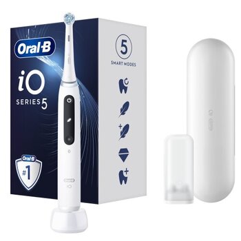 Oral-B iO5 Series Quite White cena un informācija | Elektriskās zobu birstes | 220.lv