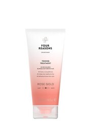 Four Reasons kopjoša un tonizējoša matu maska ​​krāsotiem matiem Rose Gold 200ml цена и информация | Средства для укрепления волос | 220.lv