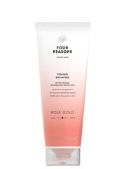 Four Reasons tonizējošs un kopjošs šampūns krāsotiem matiem - Rose Gold - 250ml cena un informācija | Šampūni | 220.lv