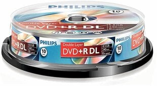 Philips DVD+R, 1x10 цена и информация | Виниловые пластинки, CD, DVD | 220.lv