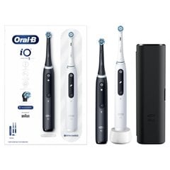 Oral-B iO5 Series Duo Pack Matt Black/Quite White цена и информация | Электрические зубные щетки | 220.lv