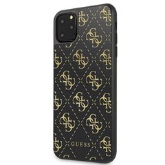 Guess GUHCN654GGPBK priekš Apple iPhone 11 Pro Max, melns cena un informācija | Telefonu vāciņi, maciņi | 220.lv