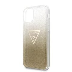 Guess Solid Glitter Cover priekš Apple iPhone 11, zelta cena un informācija | Telefonu vāciņi, maciņi | 220.lv