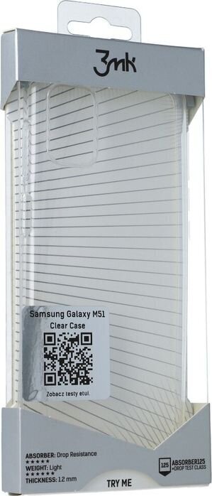 3MK 67003, priekš Samsung Galaxy M51, caurspīdīgs cena un informācija | Telefonu vāciņi, maciņi | 220.lv