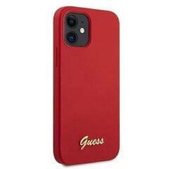 Guess GUHCP12SLSLMGRE для Apple iPhone 12 mini 5,4", красный цена и информация | Чехлы для телефонов | 220.lv