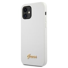 Guess GUHCP12SLSLMGWH для Apple iPhone 12 mini 5,4", белый цена и информация | Чехлы для телефонов | 220.lv