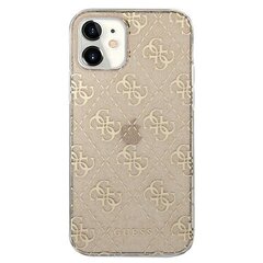 Guess GUHCP12SPCU4GLGO для Apple iPhone 12 mini 5,4", золотистый цена и информация | Чехлы для телефонов | 220.lv