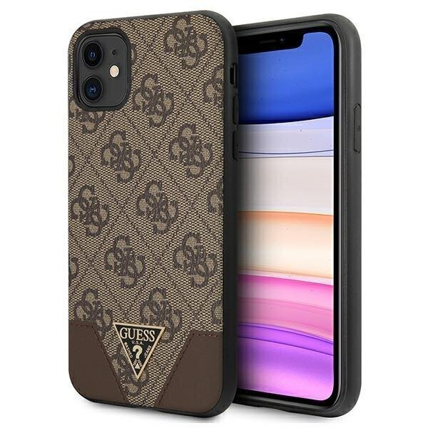 Guess GUHCN61PU4GHBR priekš Apple iPhone 11 6.1 ", brūns цена и информация | Telefonu vāciņi, maciņi | 220.lv