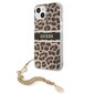 Guess GUHCP13SKBSLEO, piemērots iPhone 13 mini, brūns цена и информация | Telefonu vāciņi, maciņi | 220.lv