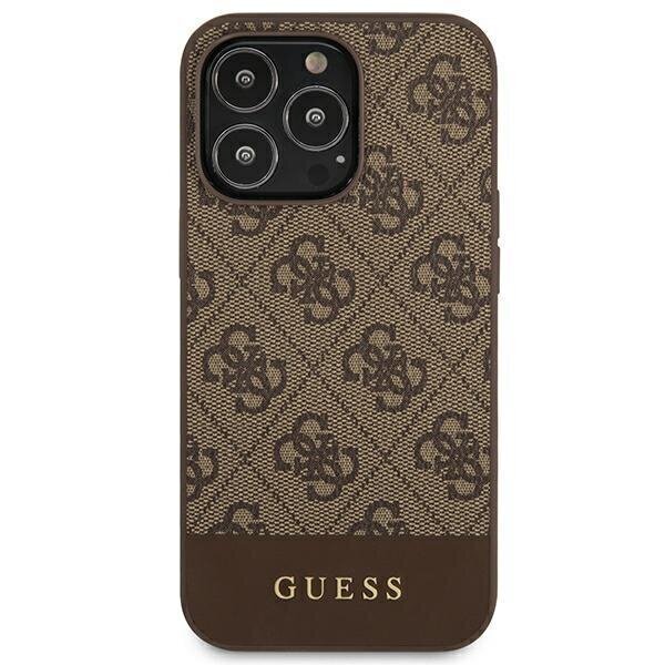 Guess GUHCP13LG4GLBR priekš Apple iPhone 13 Pro / 13 6.1 ", brūns cena un informācija | Telefonu vāciņi, maciņi | 220.lv