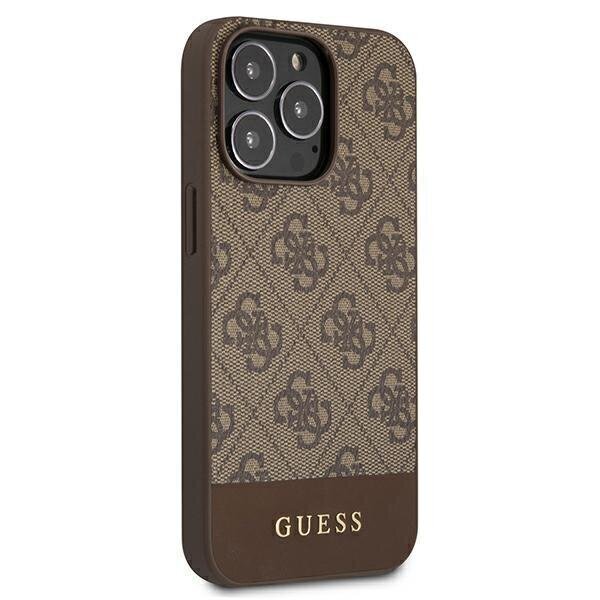 Guess GUHCP13LG4GLBR priekš Apple iPhone 13 Pro / 13 6.1 ", brūns cena un informācija | Telefonu vāciņi, maciņi | 220.lv