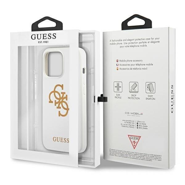 Guess GUHCP13LLS4GGWH priekš Apple iPhone 13 Pro/13 6.1 ", balts цена и информация | Telefonu vāciņi, maciņi | 220.lv