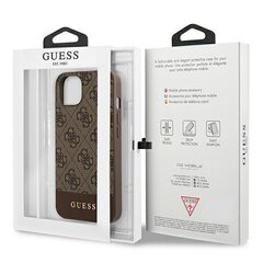 Guess GUHCP13MG4GLBR priekš Apple iPhone 13 6.1 ", brūns cena un informācija | Telefonu vāciņi, maciņi | 220.lv