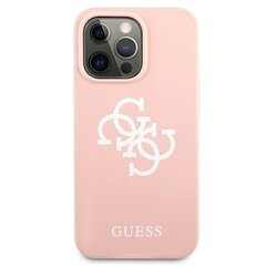 Guess GUHCP13XLS4GWPI, piemērots iPhone 13 Pro Max, rozā cena un informācija | Telefonu vāciņi, maciņi | 220.lv