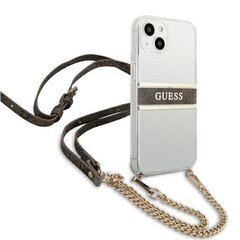 Guess GUHCP13SKC4GBGO, priekš iPhone 13 mini, caurspīdīgs cena un informācija | Telefonu vāciņi, maciņi | 220.lv