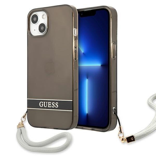 Guess GUHCP13SHTSGSK, priekš iPhone 13 mini, melns cena un informācija | Telefonu vāciņi, maciņi | 220.lv