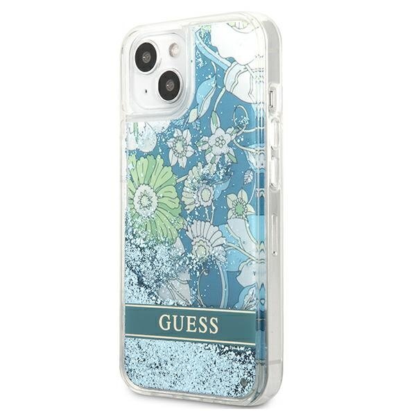 Guess GUHCP13SLFLSN, priekš iPhone 13 mini, zaļš цена и информация | Telefonu vāciņi, maciņi | 220.lv