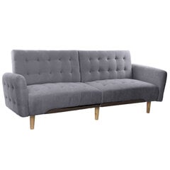 Izvelkams dīvāns DKD Home Decor Pelēks (200 x 85 x 85 cm) cena un informācija | Dārza krēsli | 220.lv