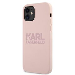 Telefona vāciņš Karl Lagerfeld KLHCP12SSTKLTLP iPhone 12 mini 5.4'' cena un informācija | Telefonu vāciņi, maciņi | 220.lv