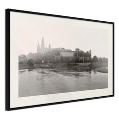 Plakāts Postcard from Cracow: Wawel, melns rāmis ar pasi cena un informācija | Gleznas | 220.lv