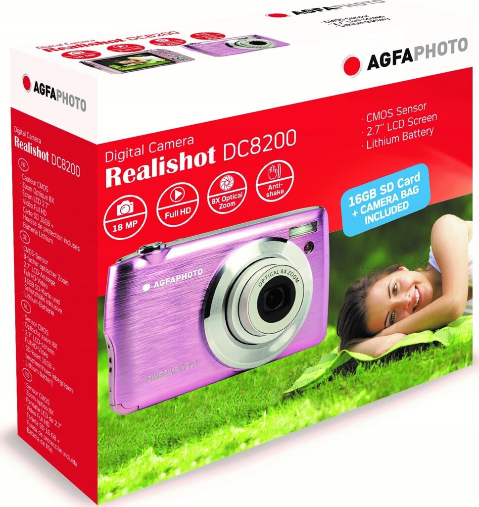 AgfaPhoto Realishot DC8200 cena un informācija | Digitālās fotokameras | 220.lv
