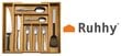 Bambusa atvilktņu instrumentu ieliktnis Ruhhy cena un informācija | Virtuves piederumi | 220.lv